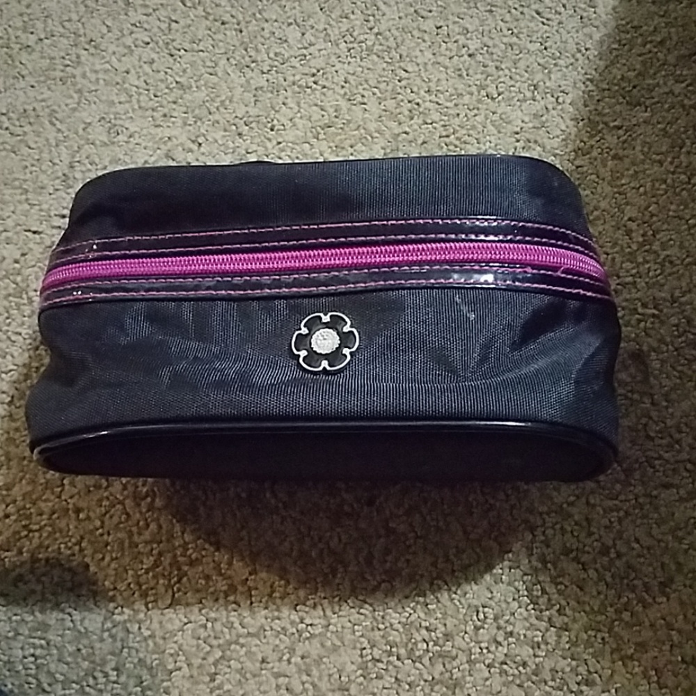 Black makeup bag